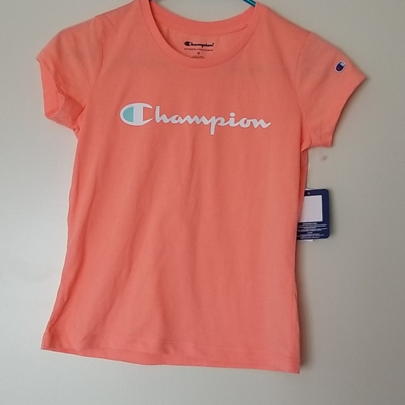 Girl's champion shortsleeve tshirt size medium - Picture 1 of 5